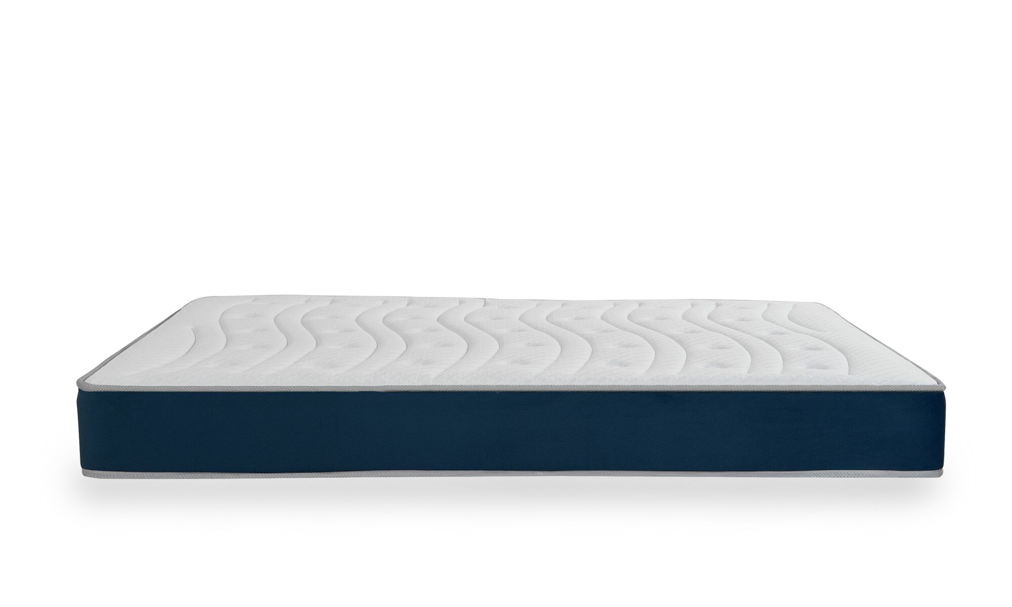 lado Blend Lite Vista lateral del Colchón Blend Lite de la marca Sauter tech. Un diseño sencillo y elegante, fabricado con espumas de alta densidad para ofrecer firmeza, estabilidad y confort.