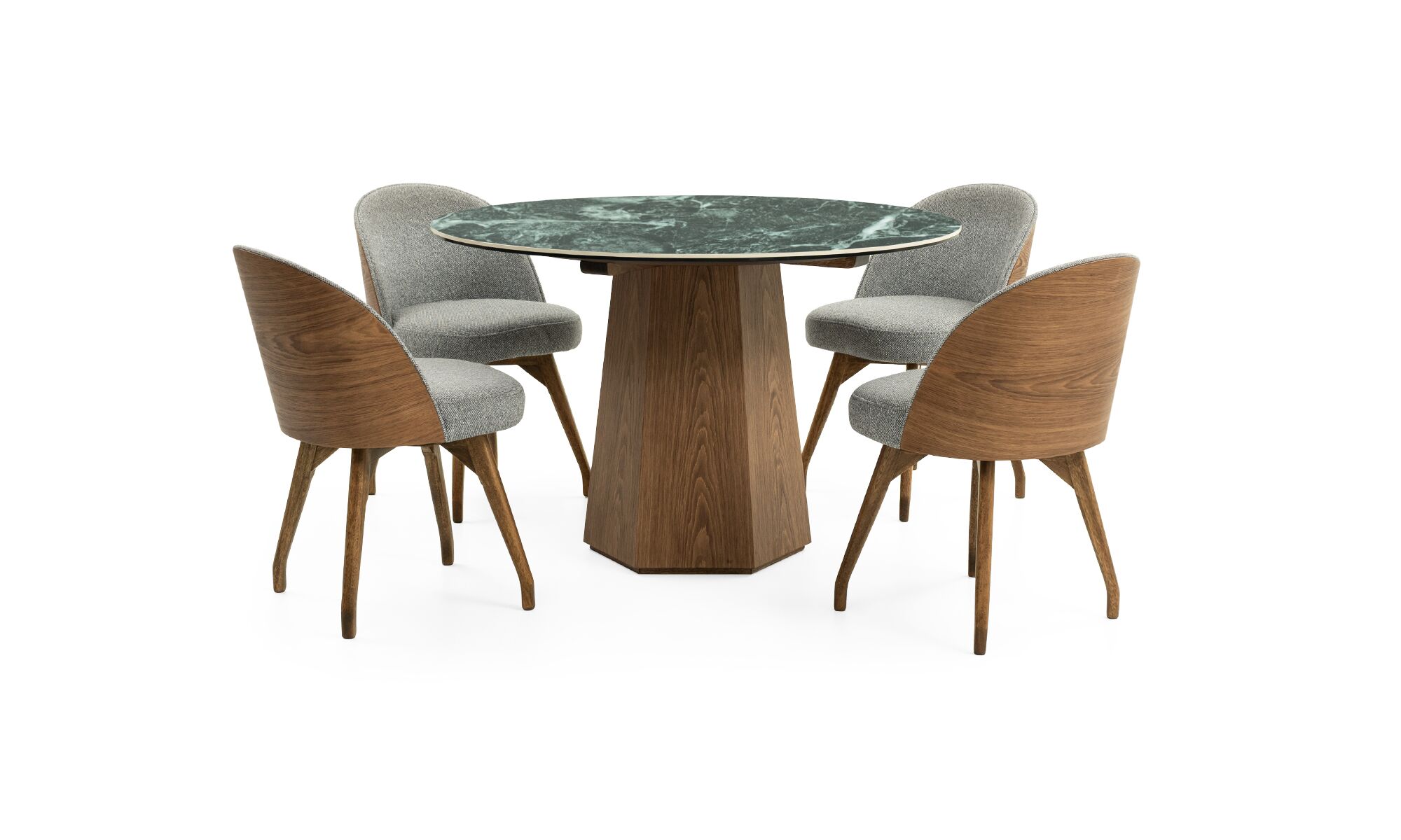 mesa_comedor_milano_sinterizado_verde_4sillas_eros tap_trescuartos