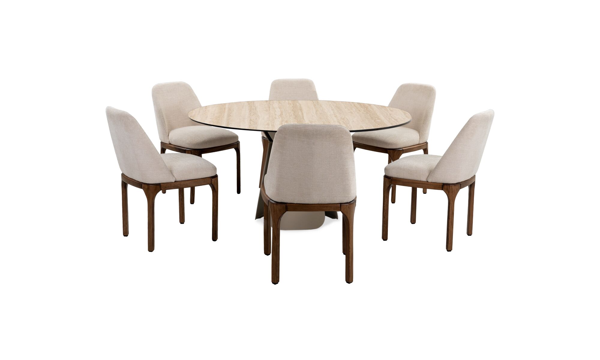 mesa_comedor_bilbao_sinterizada_traventino_150_6_sillas_lisboa