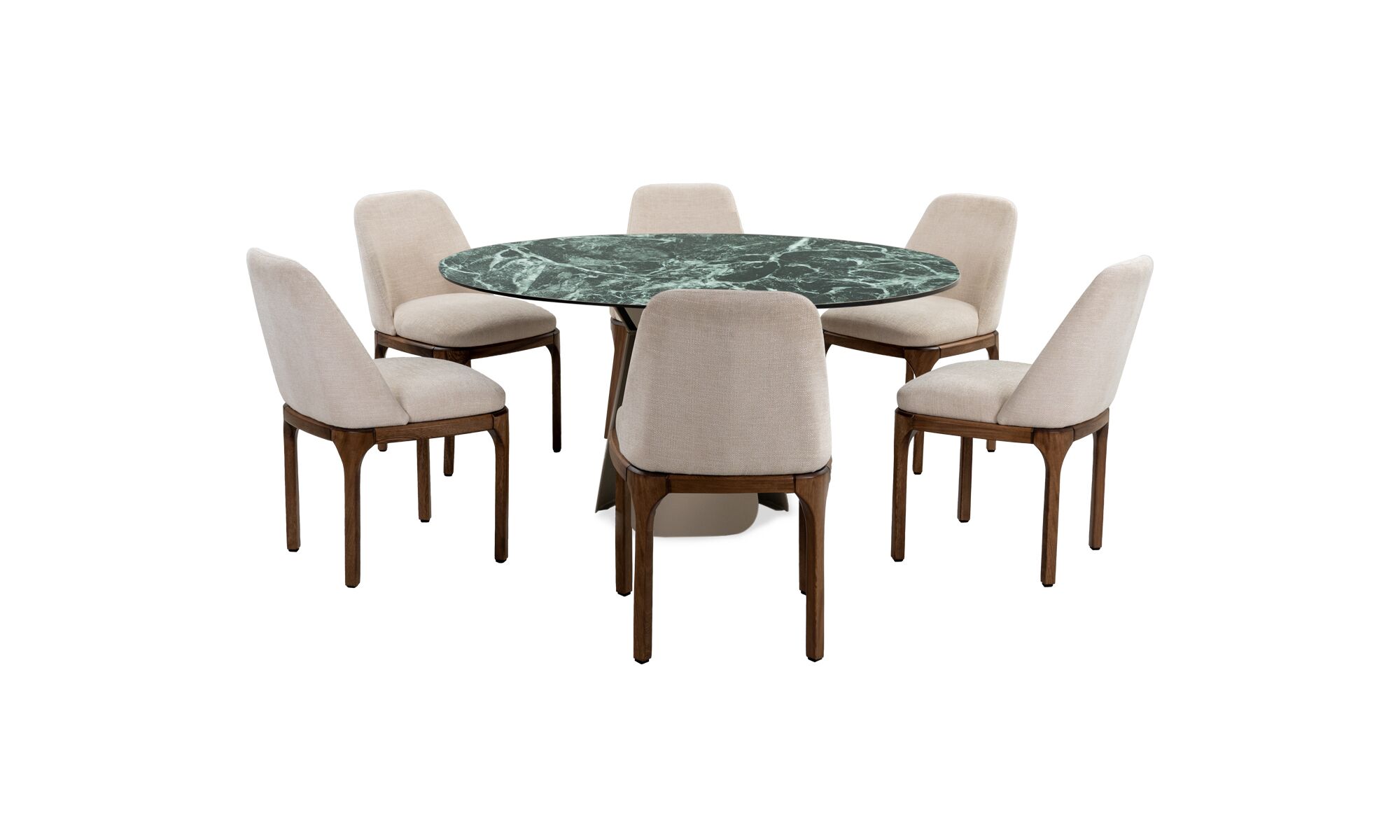 mesa_comedor_bilbao_sinterizada_verde_150_6_sillas_lisboa