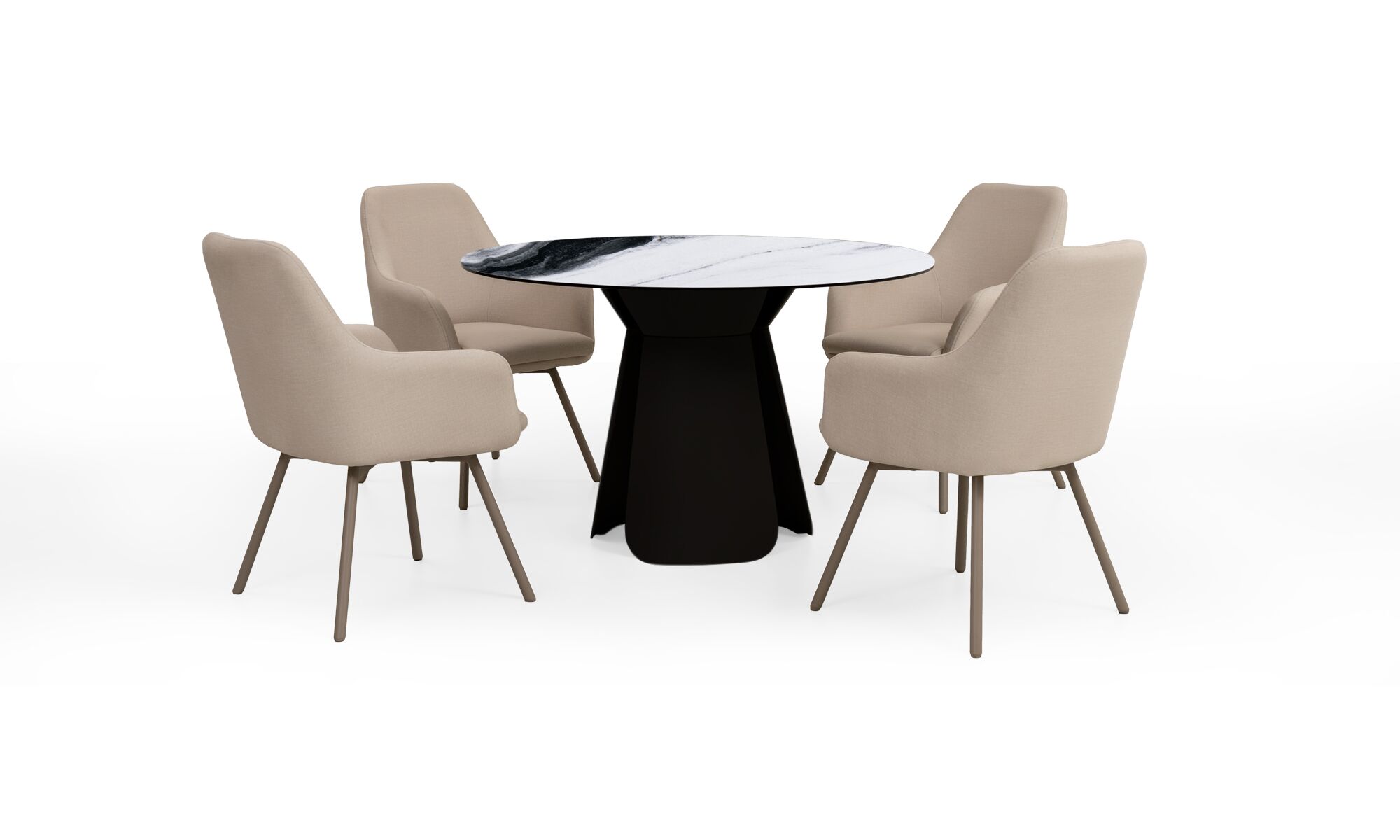 mesa_comedor_bilbao_sinterizada_panda_base_bilbao_negra