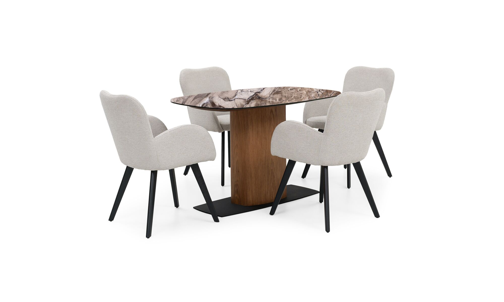 mesa_comedor_niza_sinterizado_brown_4sillas _modena_trescuartos