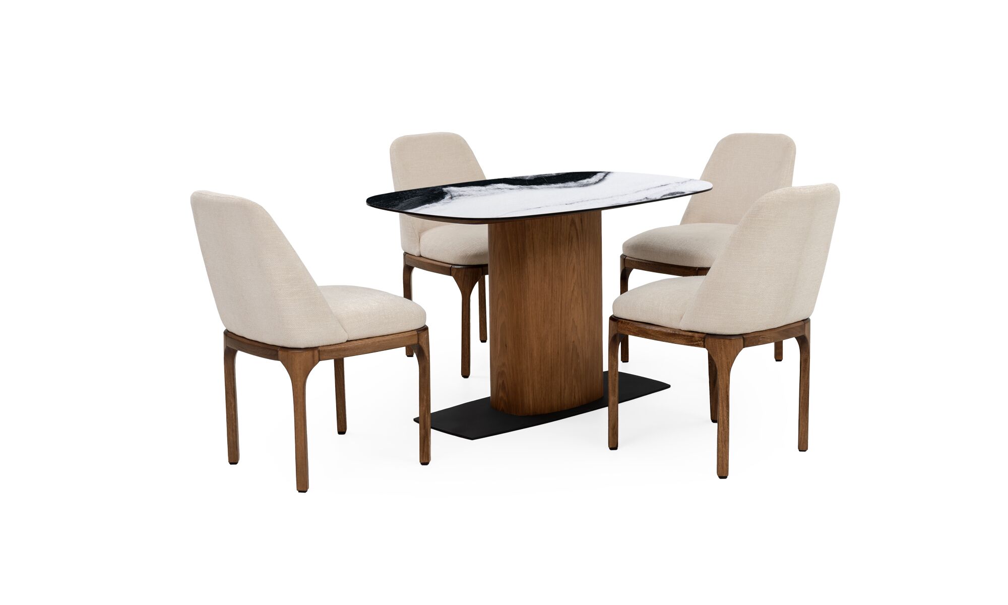 mesa_comedor_niza_sinterizado_panda_4sillas _lisboa_trescuartos