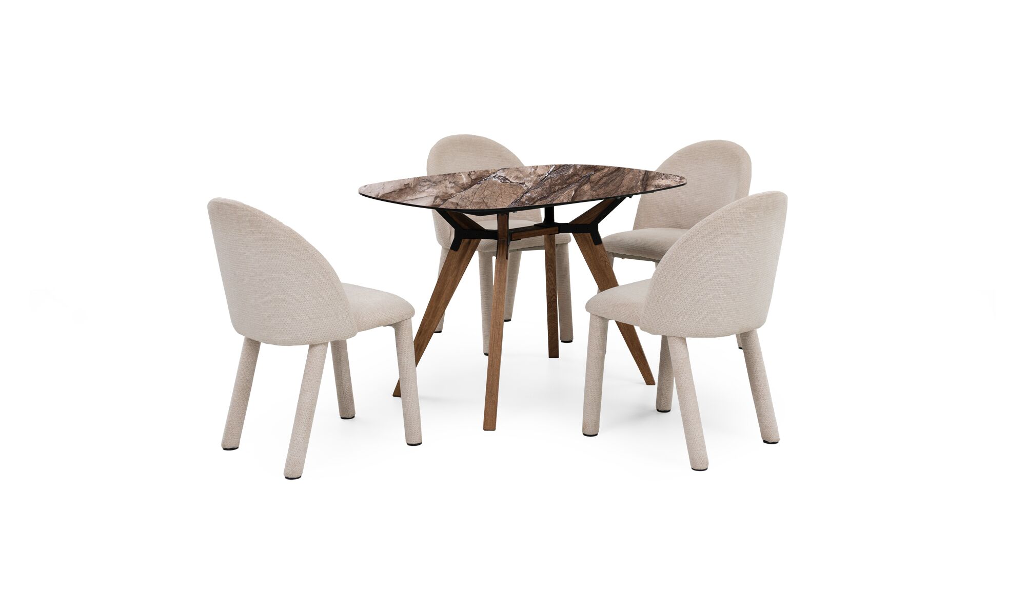mesa_comedor_talanta_sinterizado_120_brown_4_sillas_lotto_trescuartos