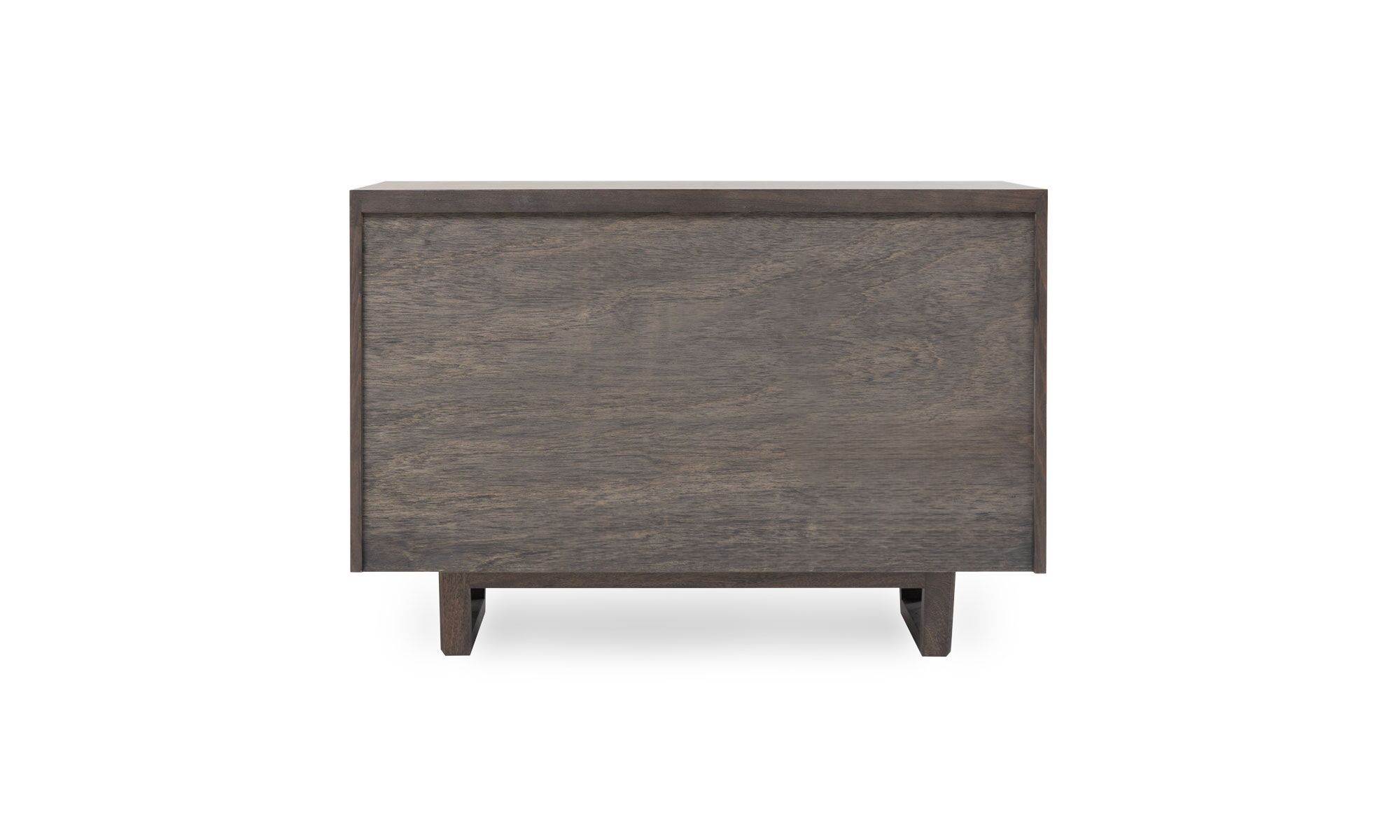 PARTE-TRASERA (1) Aparador Osaka Roble 110 de la marca Aristas visto en perspectiva posterior. Presenta un diseño moderno y funcional, con acabados en madera de roble que aportan calidez y elegancia.