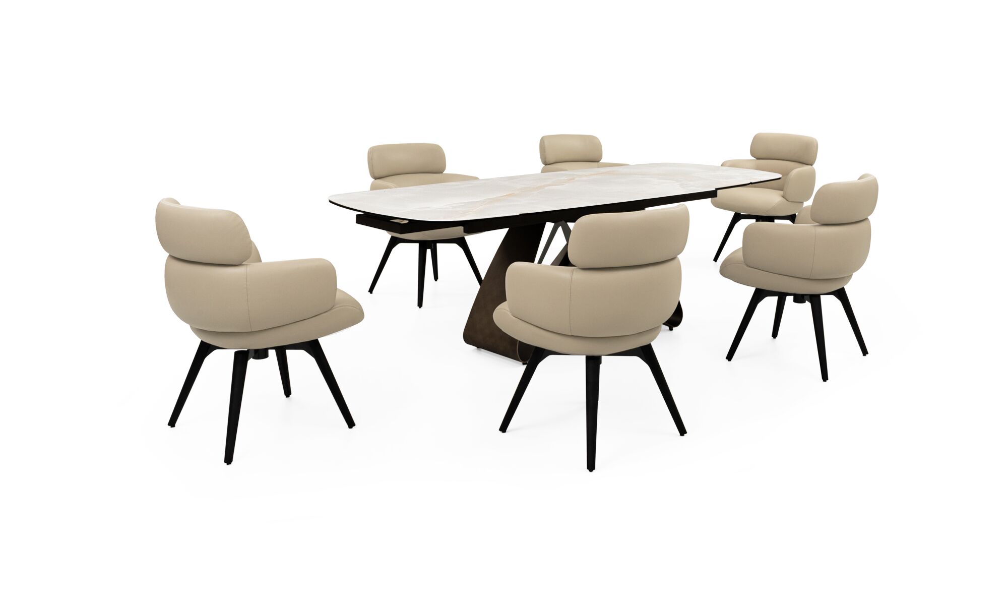 mesa_comedro_mara_sinterizada_cuarzo_6sillas_niza_beige_trescuartos