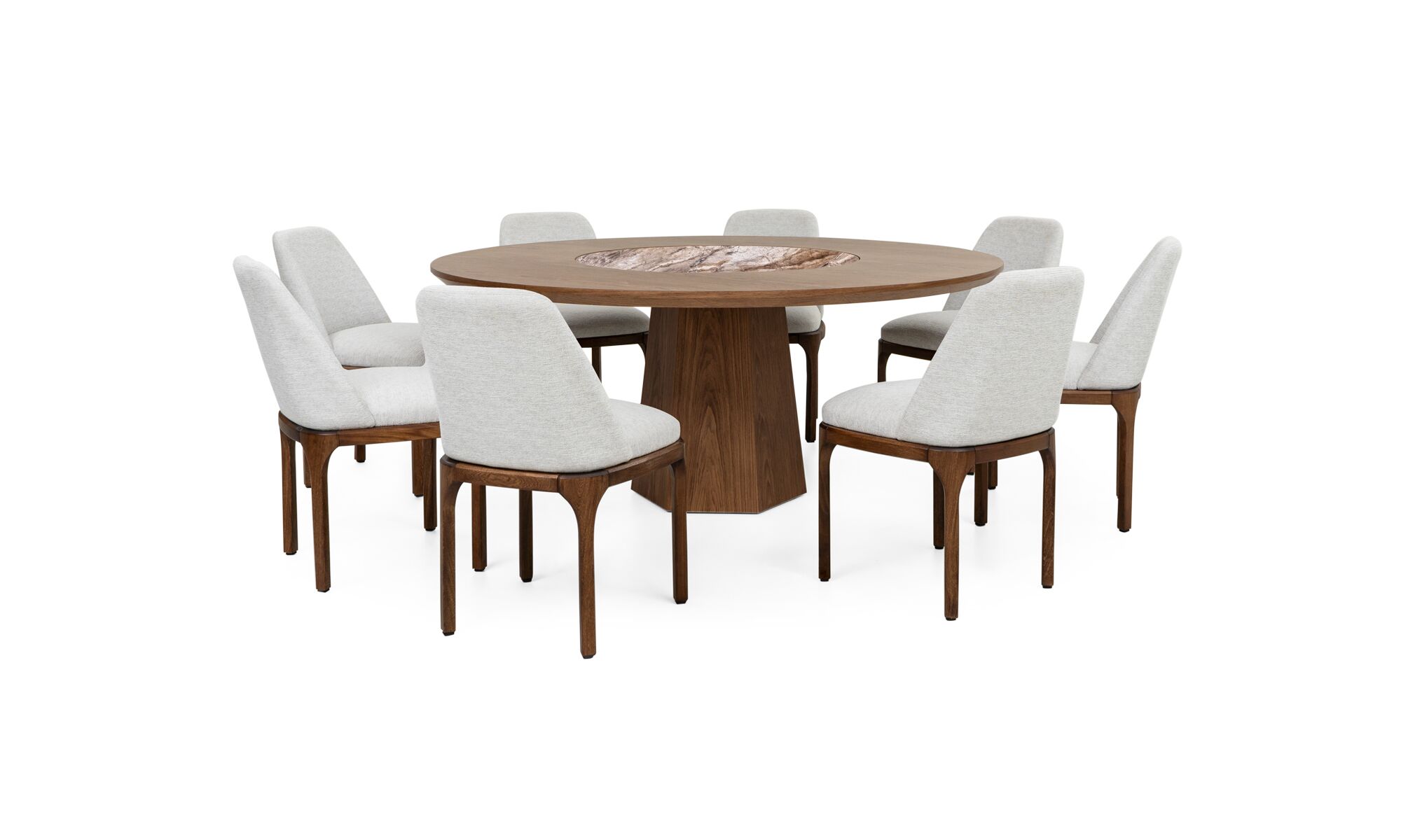 mesa_comedor_milano_gir_sinterizado_brown_8_sillas_lisboa_frente