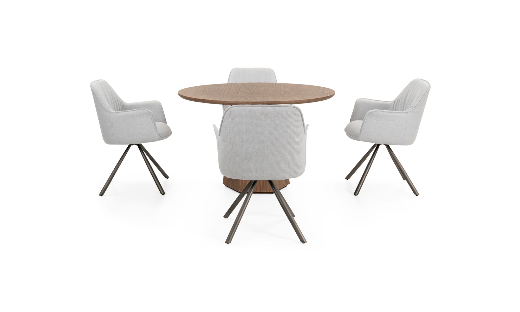 comedor_milano_redondo_4sillas_sendai_frente