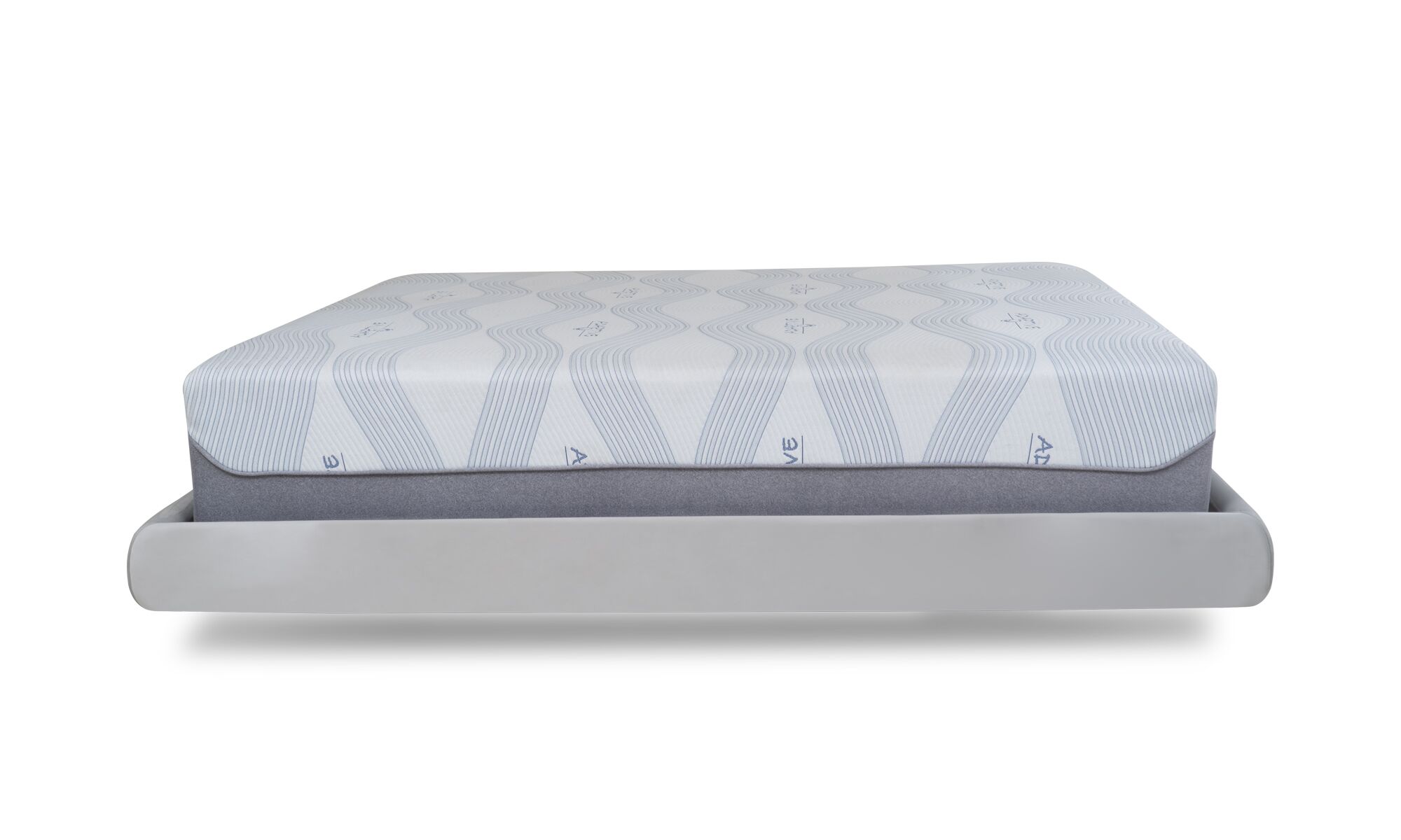 lado (airflow + basecama apolo Basecama Apolo + Colchón Air Flow Tech Plush de Aristas y Sauter tech vista lateral. La basecama Apolo tiene un diseño minimalista, con una estructura firme y acabado en tela suave. El colchón Air Flow Tech Plush ofrece una superficie acolchada, diseñada para brindar confort superior y soporte ergonómico, con tecnología de flujo de aire que mejora la transpirabilidad.