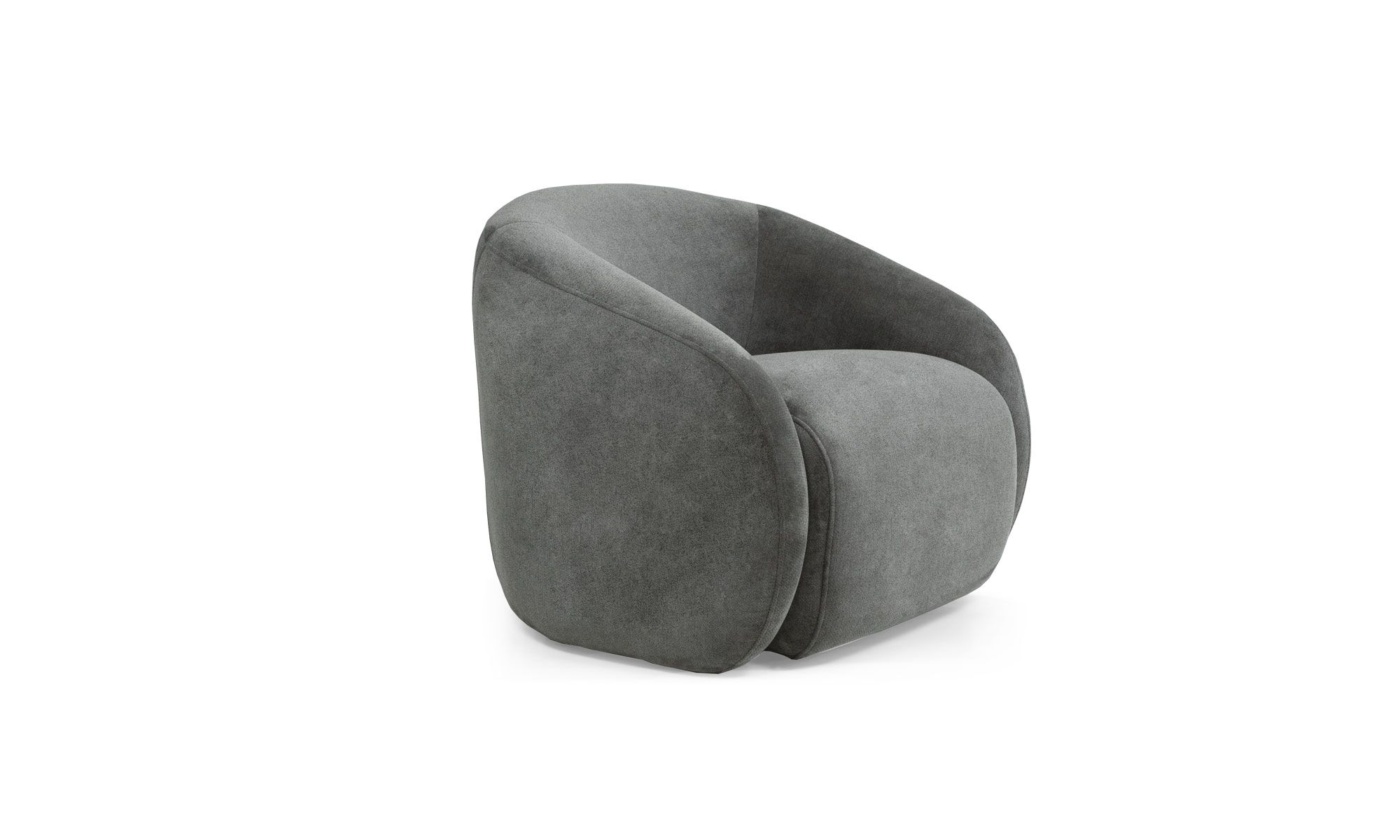 poltrona-milano Poltrona Milan de la marca Aristas vista en diagonal. Presenta un diseño contemporáneo con un respaldo alto y una tapicería suave. Sus líneas elegantes y patas en madera, complementan su estilo elegante.