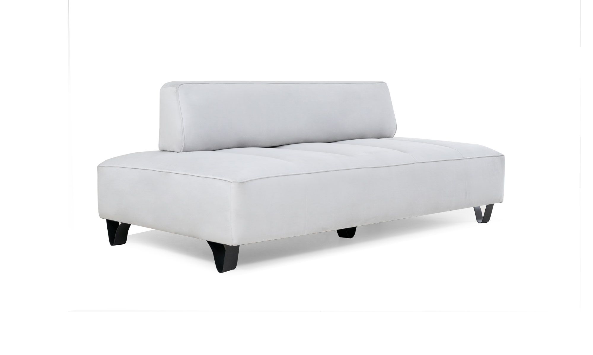 sofacama-boston-34 Sofá Cama Boston de la marca Aristas visto en diagonal. Un diseño moderno de líneas rectas, con un asiento y respaldo acolchados.