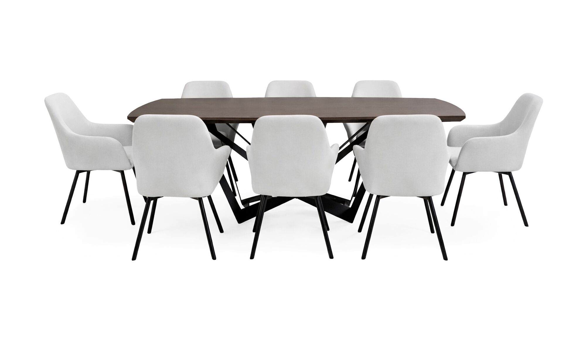 mesa_comedor_versalles_8sillas_turin_gris_frente_completa