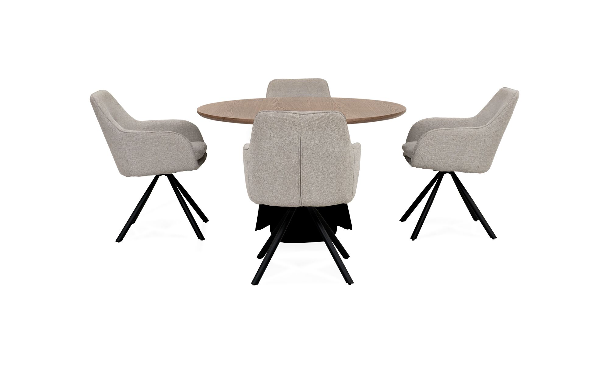 mesa_comedor_milano_120_sillas_tori_base_bilbao_negra