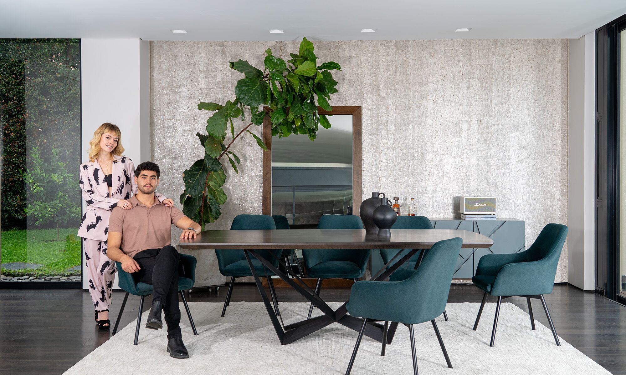 Mesa Comedor Versalles + 6 sillas turin Modelos 2