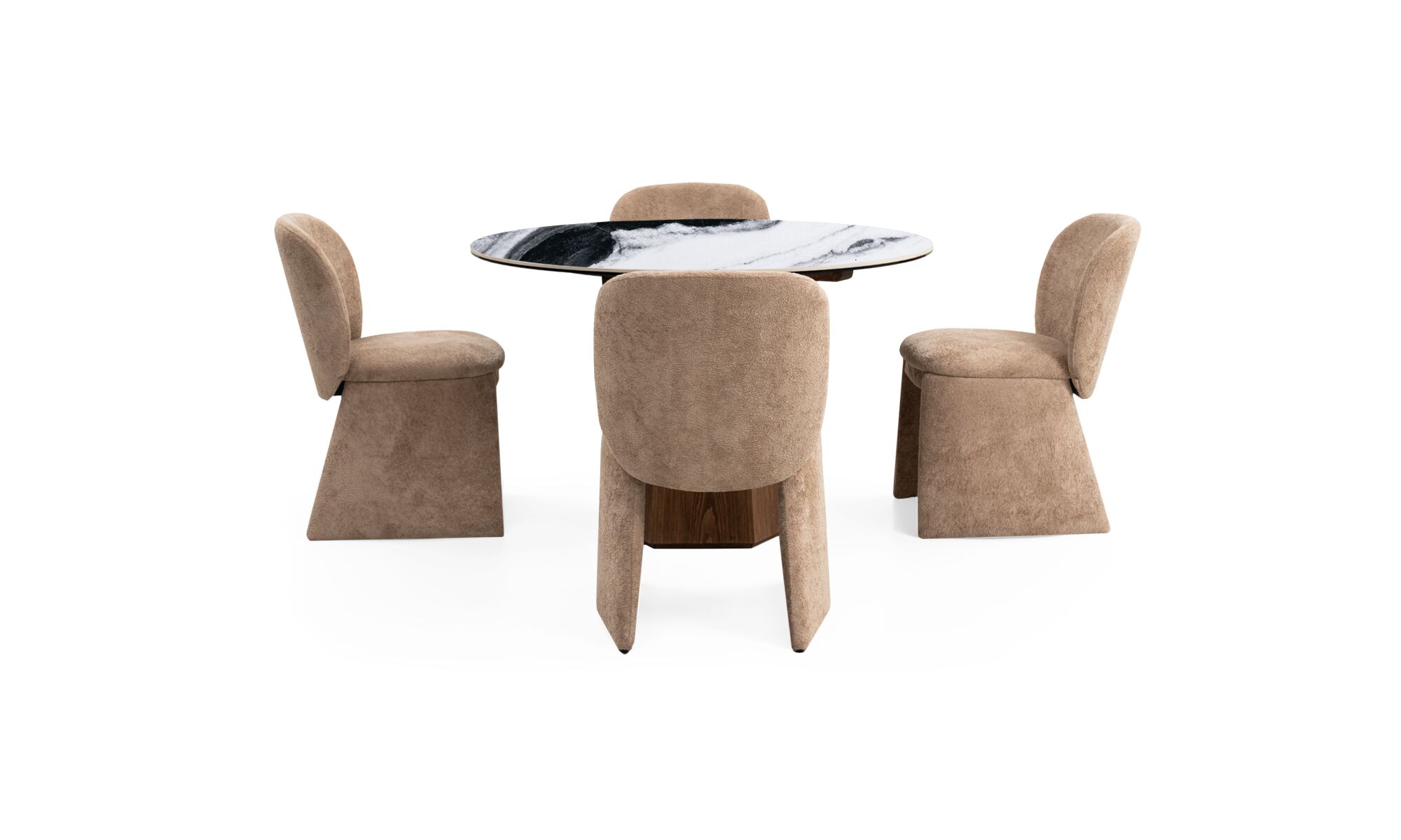 mesa_comedor_milano_sint_pandawhite_4sillas_loai_frente