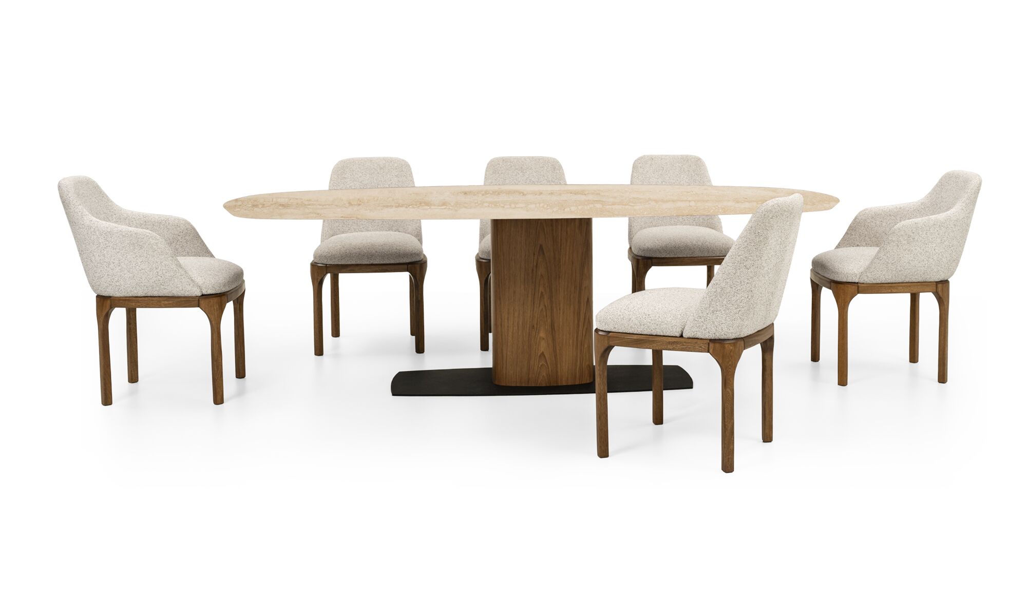 mesa_comedor_niza_sinterizada_traventino_frente_8_sillas_lisboa